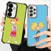 Cartoon Hey Arnold Helga Beschichtung Handyhülle Für Samsung A17 A07 A37 A57 A16 A56 A15 A55 A14 A54 A13 A53 A26 A36 A25 A35 A24 A34