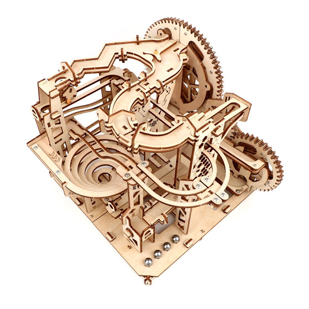 

3D Stereoscopic Wooden Track Ball Puzzle Ornament: Educational Toy for Kids