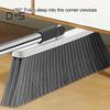 2Pcs/Set Long Handled Dustpan Brush Set with Built-In Comb Teeth 180 Degree Swivel Ergonomic Design Broom Dustpan Set