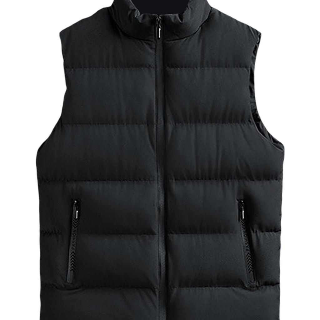 T 91761 Winter Stand Collar Vest Men