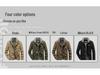 Herren Retro Lammwolle Baumwolle Jacke - Herbst/Winter Stil 6801
