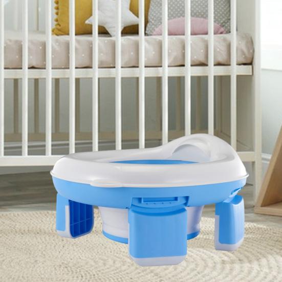 Portable Baby Toilet Seat Safe Comfortable Convenient Foldable Design Wide Application Baby Toilet for Travel