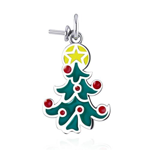 

CLUCI Silver 925 Christmas Pendant Classic Female Pendant for Necklaces Jewelry Real Sterling 925 Silver Pendant Charm SP364SB-1 серебряный
