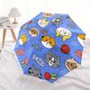1pc Cartoon Cat Pattern Automatic Umbrella - 8-Rib Foldable Design, Outdoor Adventures, and Family Celebrations Yy250829020
