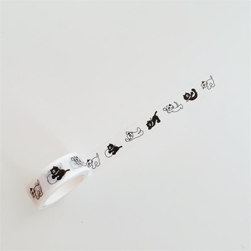 Cartoon Series Washi Tape Cute Sticker Decorative Collage Adhesive DIY Scrapbooking Hand Made Stationery