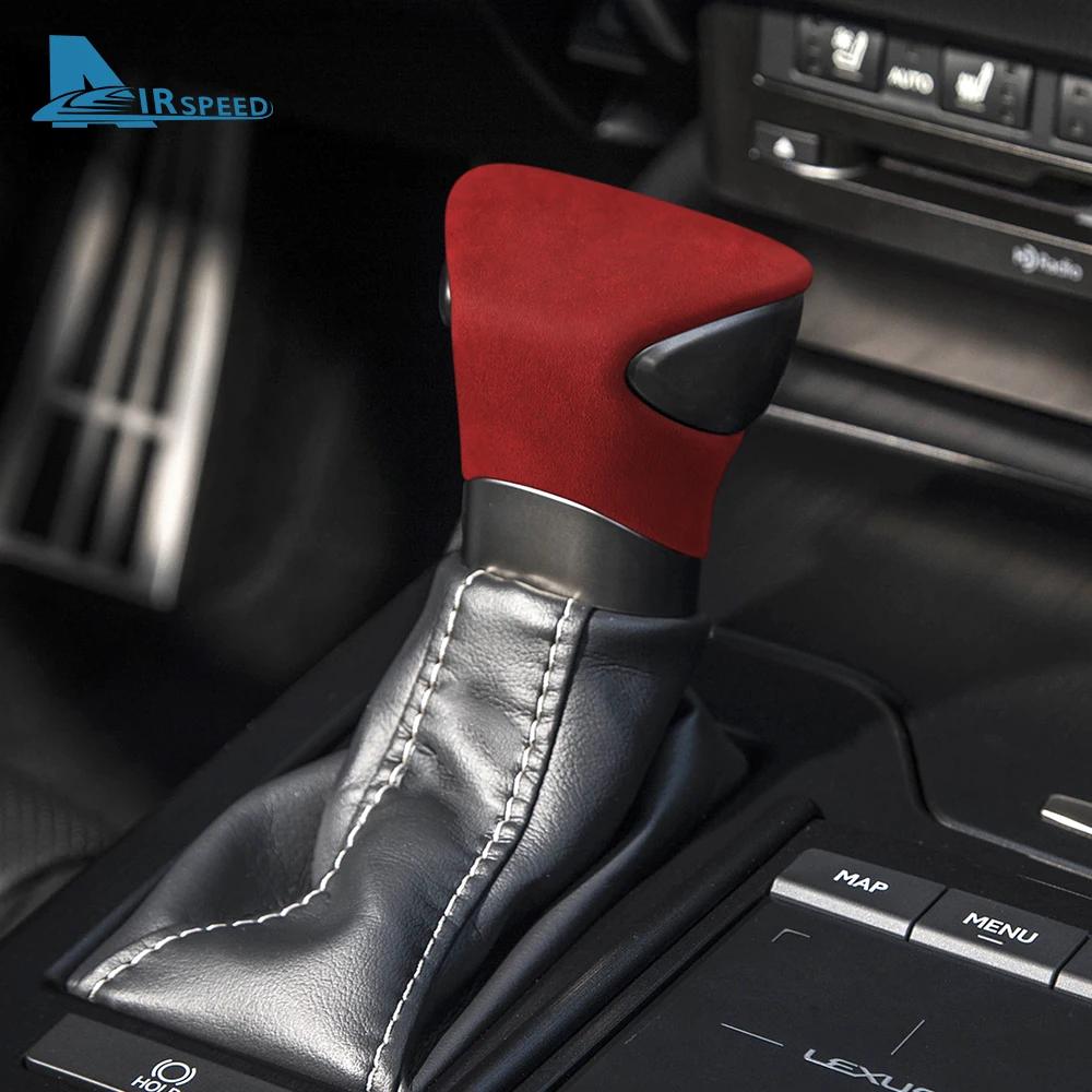Funda de Piel para Palanca de Cambios para Lexus ES 2018-2025 UX 2019-2025 LX 2022-2025 Volante a la Izquierda Volante a la Derecha Negro Rojo Naranja