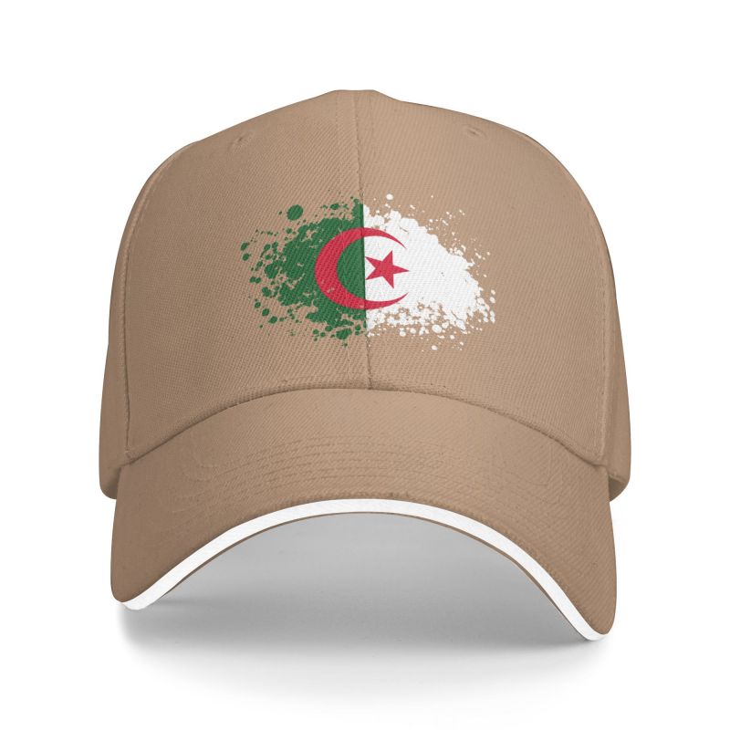 Punk Algeria Motorcycle Baseball Cap Unisex Women Breathable Algerian Patriotic Dad Hat Sports