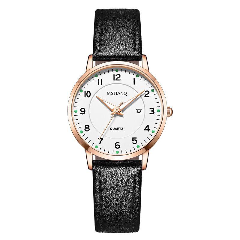 Watch Female Simple Digital Student Small Fresh Junior High School College Style Test Couple Quartz Watch