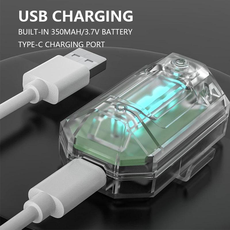 Wireless Remote Control LED Strobe Light 8Color Auto Motorcycle Flash Warning Lamp For Drone Car Bike Atmosphere Signal Light