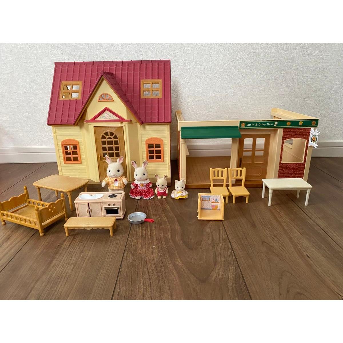 Used First Sylvanian Families Sylvanian Forest Hamburger Shop Set Summary