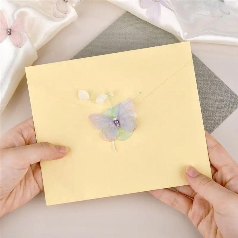 50Pcs 3D Organza Fabric Butterfly Appliques Clothes Sewing Patch  Bridal Hair Accessories
