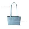 New woven tote bag women's large-capacity shoulder handbag commuter vacation versatile fashion simple bag
