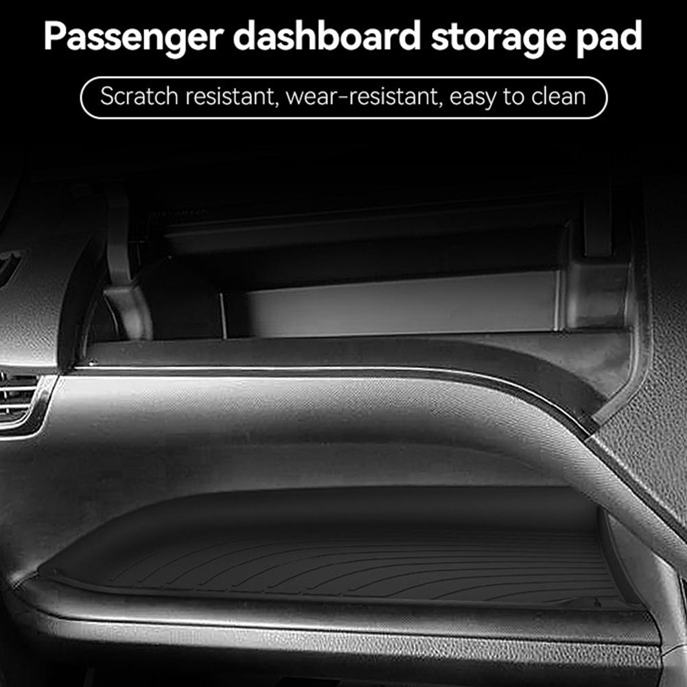 Silicone Storage Pad Compatible With For Toyota Voxy / NOAH 80 Models From 2014 to 2025 Anti Slip Shock-Absorbing Storage Tray