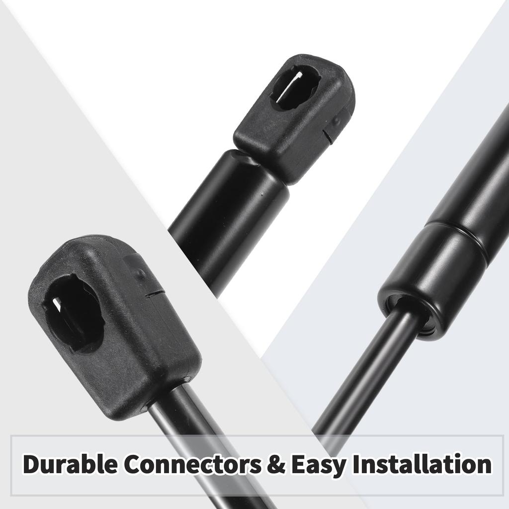 X AUTOHAUX Hood Damper for Jeep Wrangler Hydraulic Gas Spring Replacement Support Damper Set of 2 Earthquake-Resistant (JK) 2007-2018, Damper, (Black)
