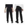 Nike Sportswear Club Fleece Logo Embroidered Straight Leg Knit Joggers Kids Bottoms Black FD3010-010