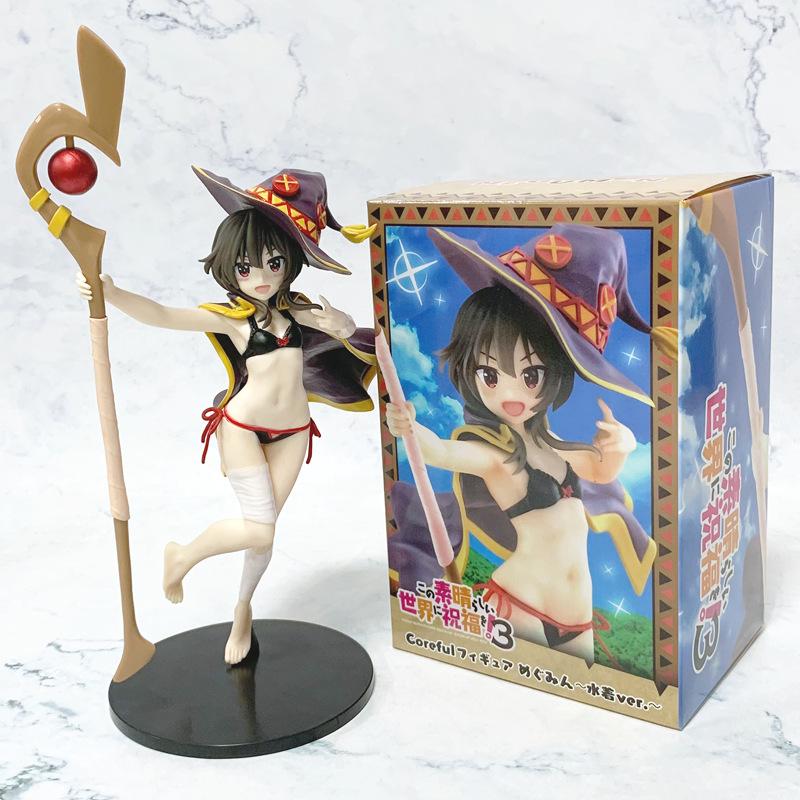 KONOSUBA: God's Blessing on This Wonderful World Megumin Girl Pvc Action Figure Model Collection Toy 23.5cm