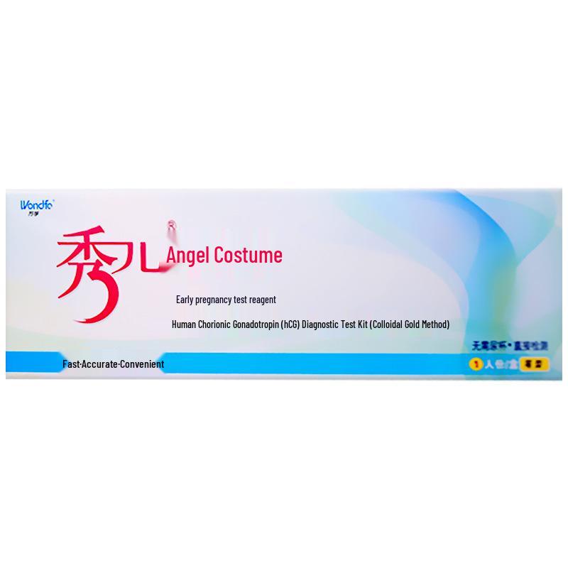 Xiuer Early Pregnancy Test Strips & Pen, Angel Design, 1-Pack & 5-Pack HCG Reagent