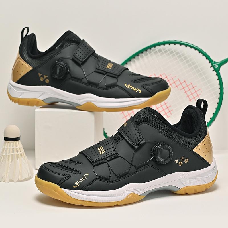 

Новые повседневные кроссовки для бадминтона дышащие и нескользящие легкие спортивные кроссовки для настольного тенниса тренировочные кроссовки для тенниса 45 чёрный