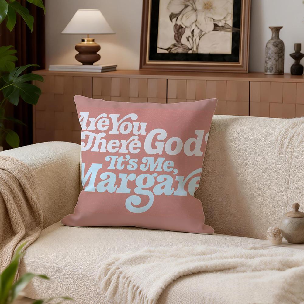 Are You There God Its Me Margaret Cushion Cover Cushion Cover Set 4Pcs 50x50 40x40 Pillowcase Decorative Sofa Home Decor