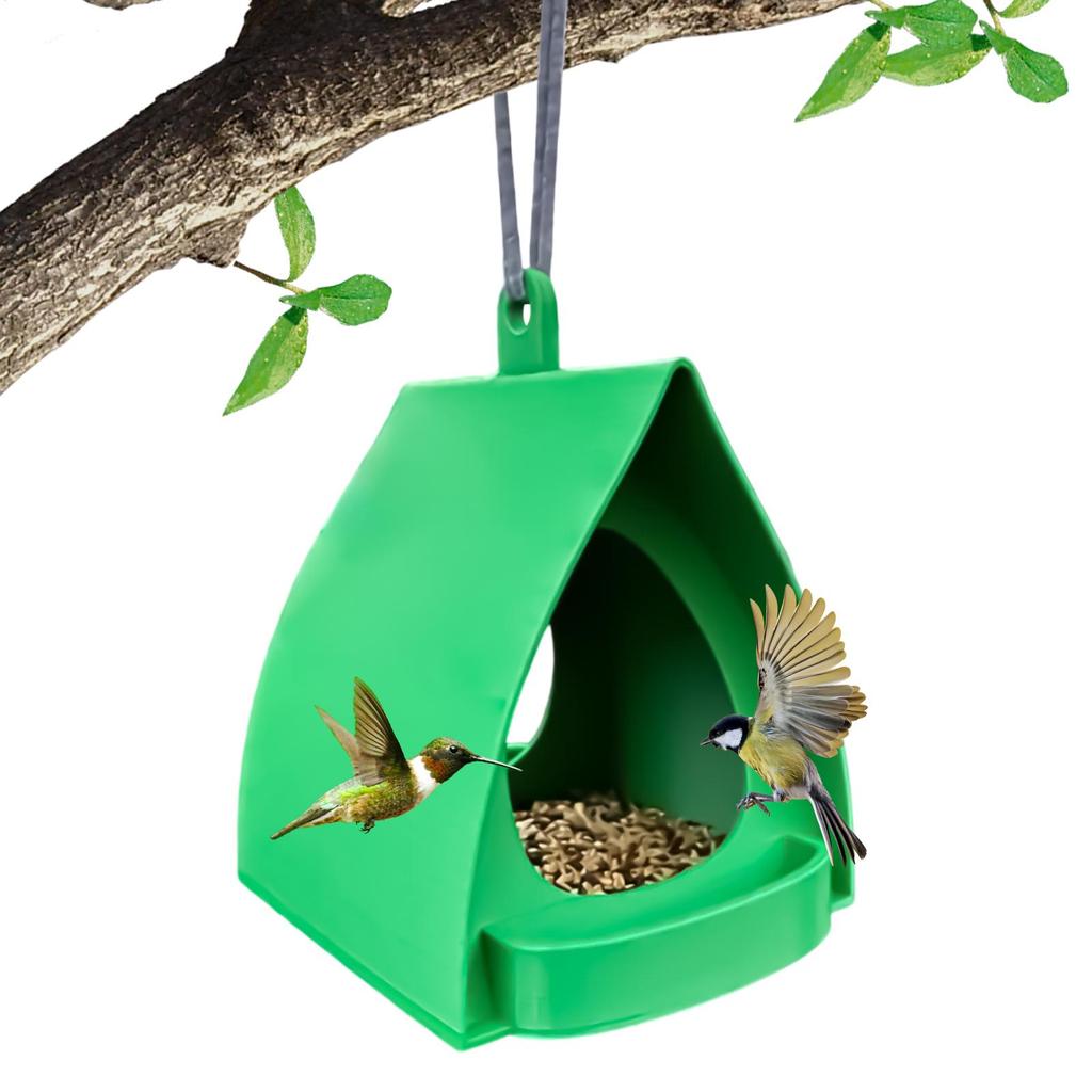Asılı Kuş Yemiği Büyük Kapasiteli Dış Mekan Kuş Yemiği Kuş Evi Bahçe Kuş Yemiği Serçe İspinoz Balkon Avlu Sundurma İçin