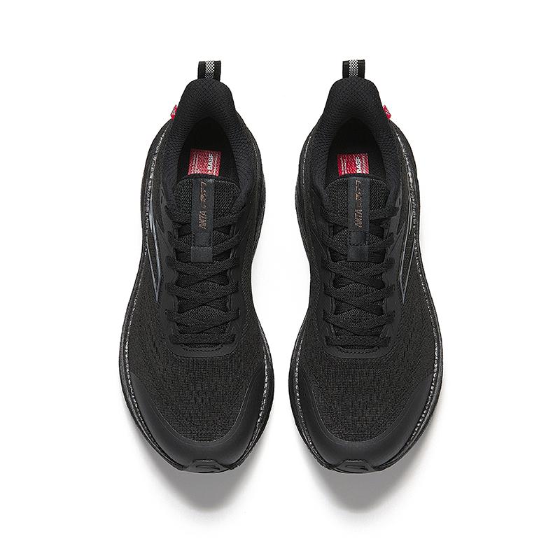 Anta Rocket 7 Cushioning, Wear Resistant Low Top Casual Running Shoes Men's Basic Black 112545581-9