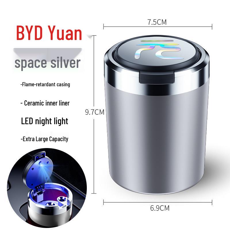 BYD Yuan Car Interior Ashtray for UP, Pro, Plus, EV, DM Models