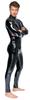 Black Level - Men's Black Long Jumpsuit With Zipper Size S
