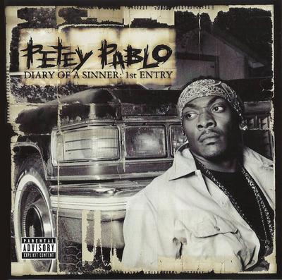 CD PETEY PABLO - Diary Of A Sinner: 1st Entry 9222722 Jive 2001 Europe Rap & Hip-Hop/R&B Used