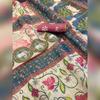 Soft premium handloom fabric Digital Print With  Rich Pallu With Lace Border On Saree