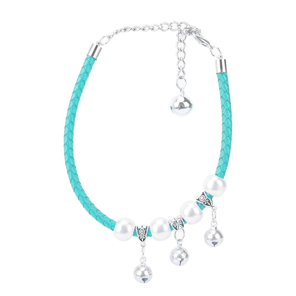 Quality Pet Adjustable Cute Necklace Collars with Bell for Most of Dog Cat Supply