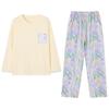 Pajamas Women'S Pure Cotton Long-Sleeved Women'S Autumn And Winter Thin Styles Can Be Worn Outside Loungewear