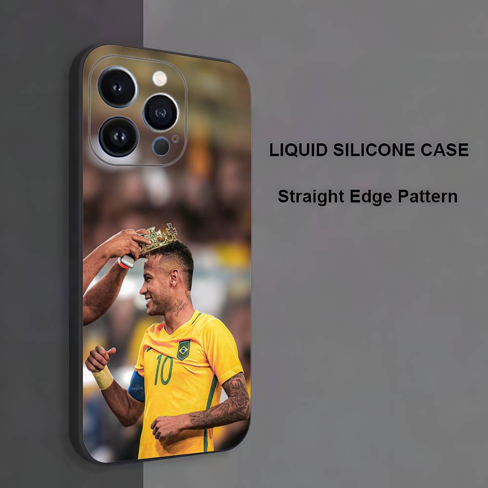 

Чехол для телефона Football For N-NeYmAr 10 для iPhone 17,16,15,14,13,12,11, Pro Max,XS,X,XR,SE,Mini,8,7, Мягкий силиконовый черный чехол iPhone13