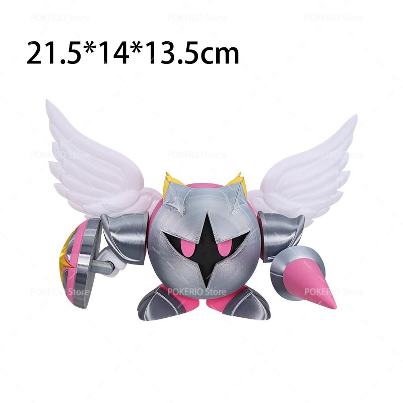3D Printed Kirby Figure King Dedede With Hammer Character Models Morpho Knight Meta Knight Galaxia DIY Toy for Kid Xmas Gift