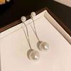 Long Pearl Drop Earrings for Women Elegant Design Lightweight Dangle Jewelry Suitable for Various Occasions and Outfits