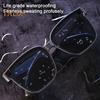 Bluetooth-compatible Smart Sunglasses with Open Ear Audio Voice Control Hands-Free Rechargeable UV-proof Music Glasses Eyewear