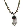 Chinese Retro Tassel Peace Lock Necklace - Light Luxury, Versatile Beaded Clavicle Chain