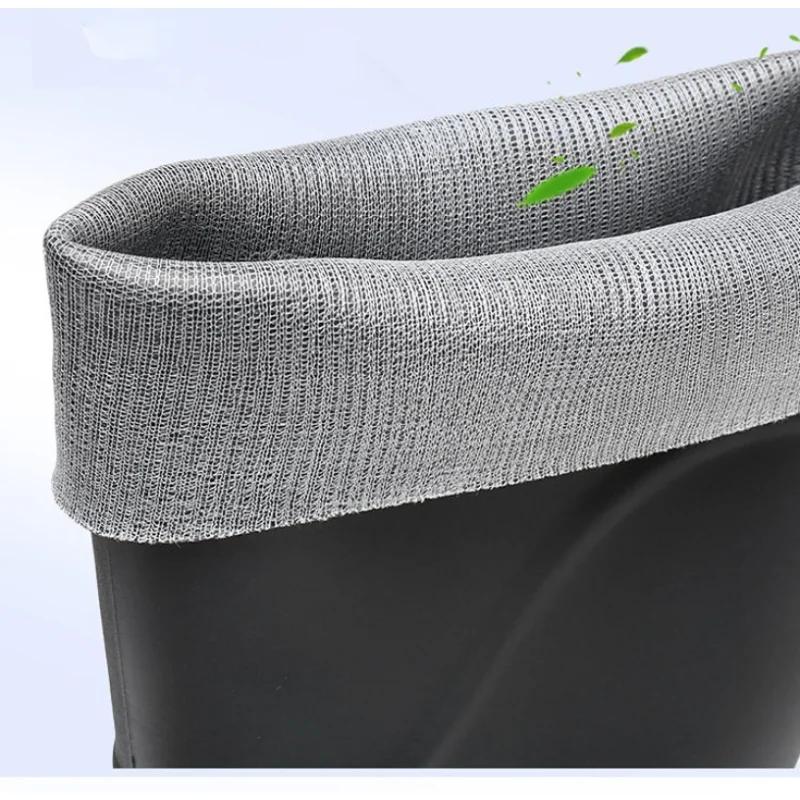 Fashion 2024 Men's Tall Rain Boots Fashion Work Waterproof Protective Solid Color Rain Boots Men Outdoor Work Rubber Boots Platform Boot