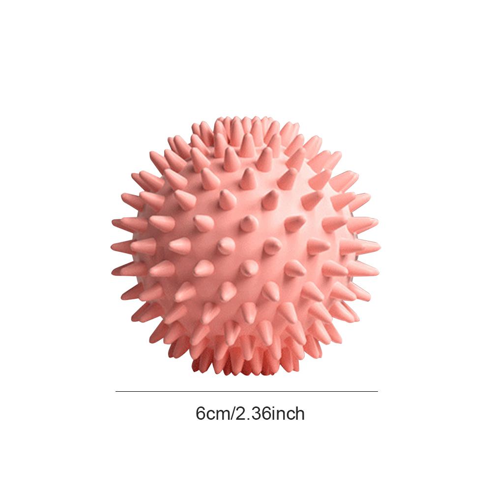 Stacheliger Massageball Kompakter Muskelroller Hohe Dichte Triggerpunkt-Massageball 6 cm Tiefengewebsroller für Plantarfasziitis