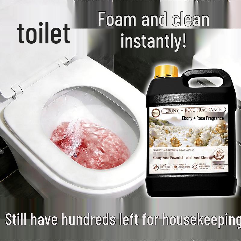 Powerful Toilet Cleaner: Descaling, Deodorizing, Fresh Scent, Stain & Yellowing Removal Liquid