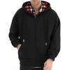 Men's Patchwork Top Loose Zipper Cardigan Jacket