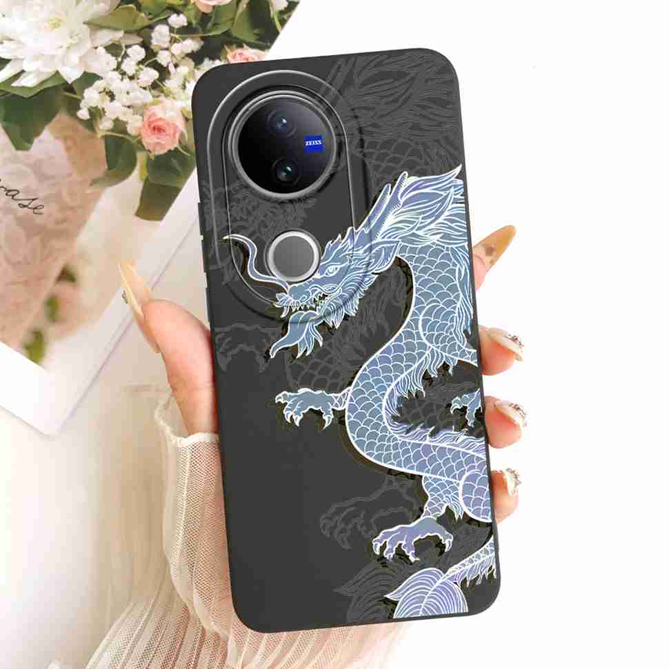 For VIVO V50 5G Case Luxury Silicone Shockproof VIVOV50 5G V2427 Casing Colorful Cartoon Soft Protective Shell Cell Phone Case