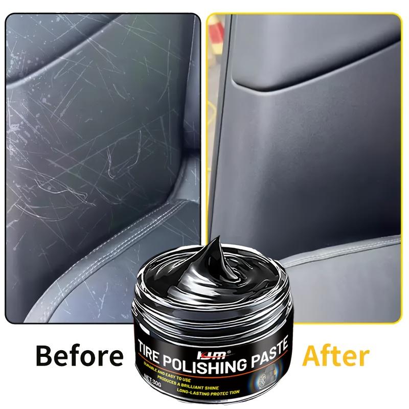 Car plastic interior repair: Restore original luster,long-lasting effect, easily remove scratches, high-end vehicle care product