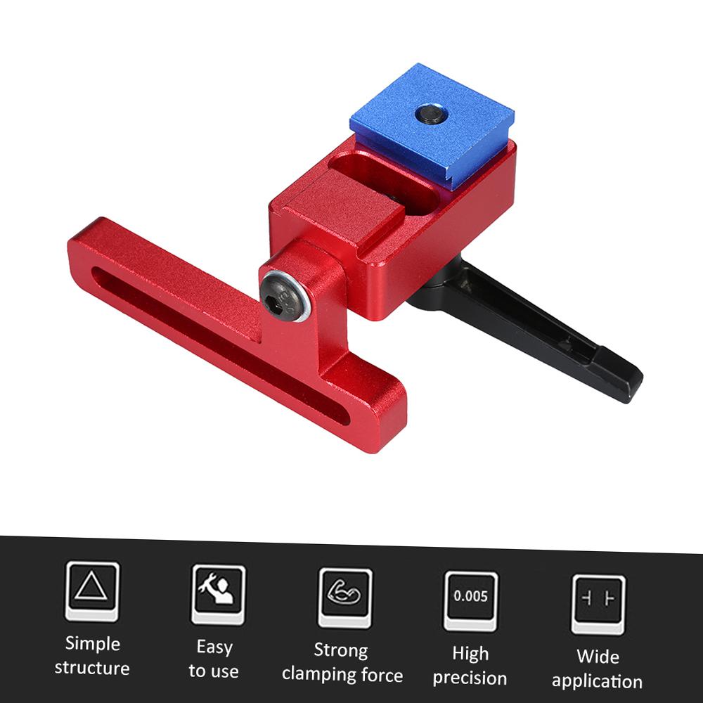 45er Nut Aluminiumlegierung T-Nuten Holzbearbeitung Gehrungsanschlag Anschlagstopper für Holzbearbeitungswerkbank