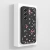 Coques For Tecno Camon 40 Pro 5G Cover Cases Fashion Graceful Flowers Patterns Smooth Liquid Silicone Anti Fall Protective Shell