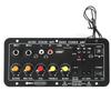 110V 220V 12V Digital BT Amplifier Board Subwoofer Dual Microphone Karaoke Amp Speaker Home Theater DIY Rechargable Version