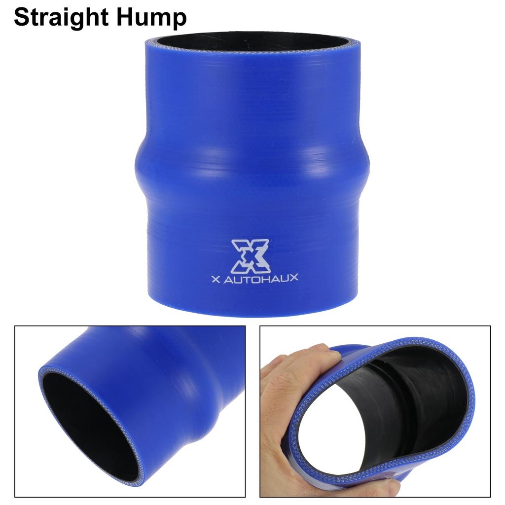 X AUTOHAUX Length 100mm Inner Diameter 80mm Hump Silicone Hose