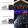 Elegant Led Snowflake String Lights For Charming Christmas Ambiance With 220v Power And Ip44 Waterproofing
