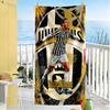 Juventus Customize Your Name Beach Towel High Absorbency & Quick-Dry Suitable for Sports Travel Swimming Yoga Bathroom Beach And Pool