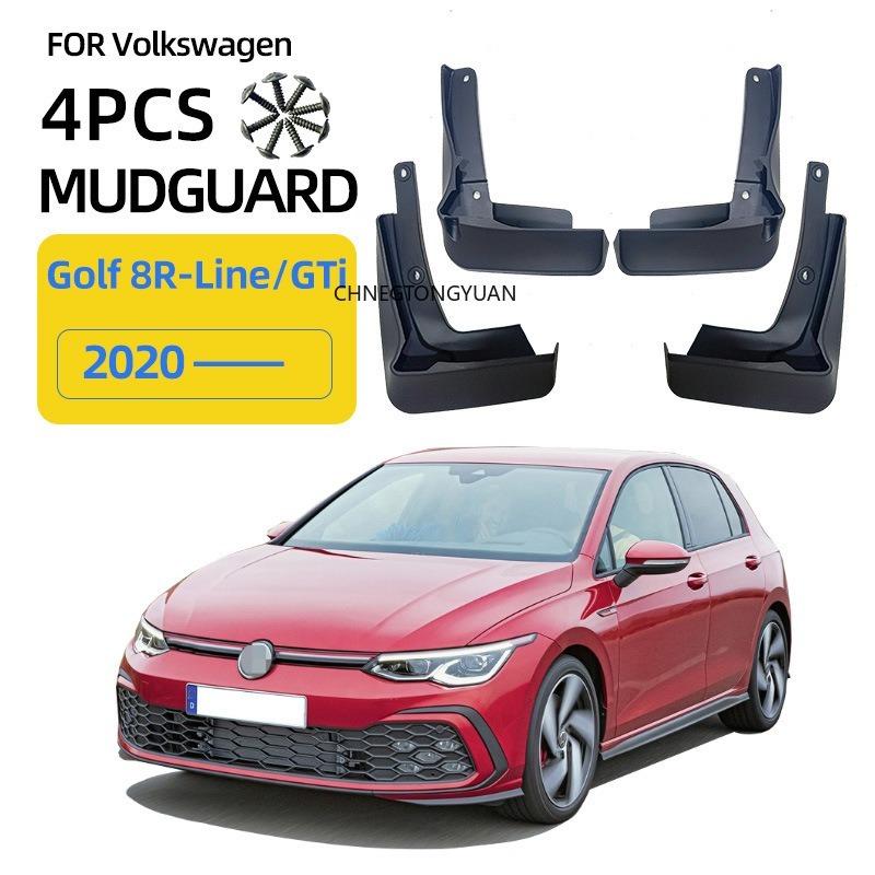 For VW Volkswagen Golf 8 MK8 R-Line GTI GTD GTE 2024 Fender Mudflaps Splash Guards Mudguards Mud Flaps
