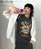 Seteo Sun Retro Graphic Short Sleeve T-Shirt Retro Charcoal